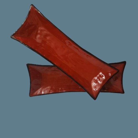 Set of 2 Wilco Imports Serving Trays - Picture 2 of 3